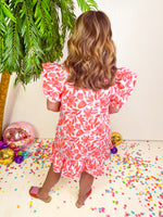 MM- Spring It On Coral Abby Dress