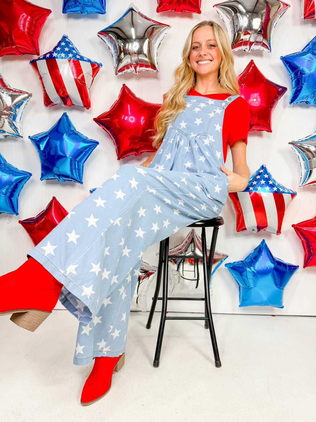 Stars Over the USA Jumpsuit
