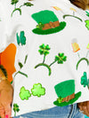 QOS White St. Patrick's Day Icon Tee