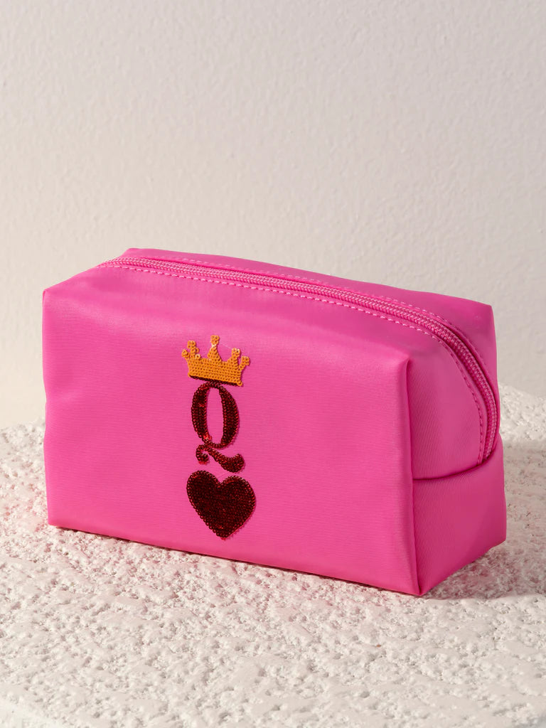 Cara Queen of Hearts Zip Pouch