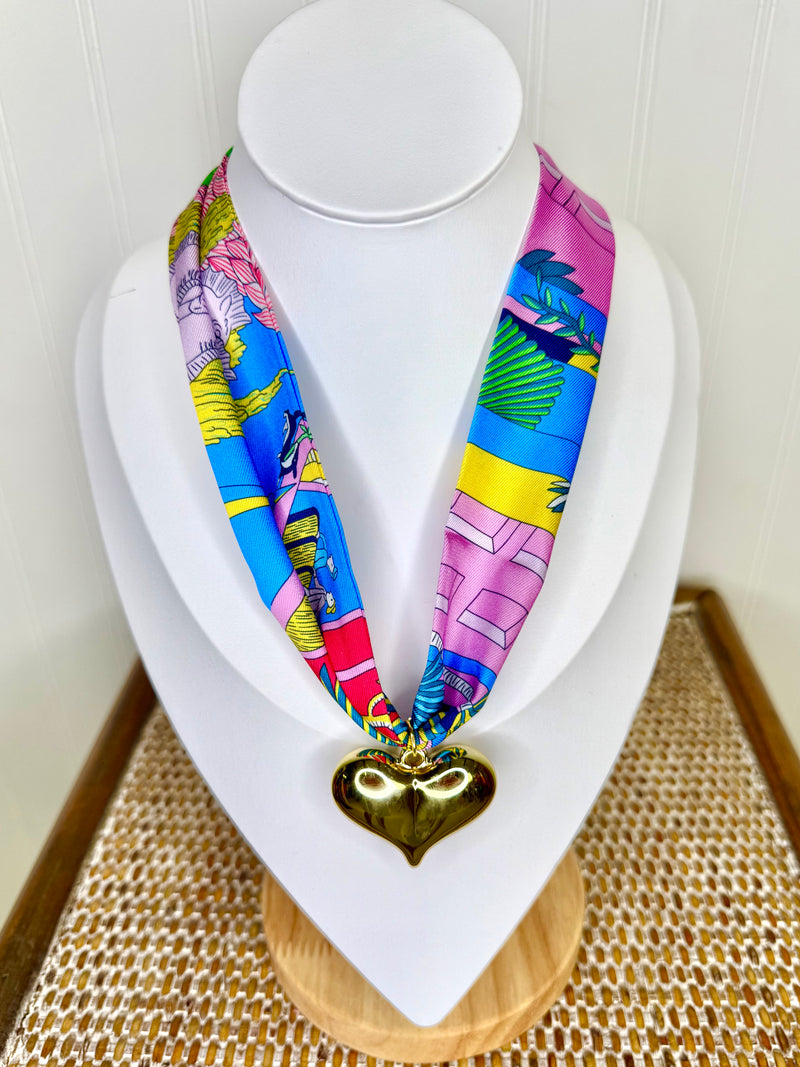 Hart Designs - Wild Summer Nights Scarf Necklace