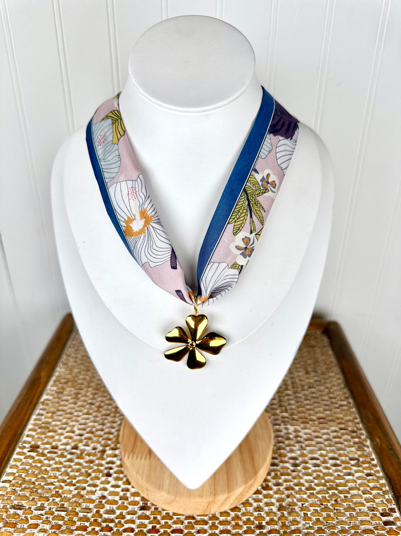Hart Designs- Autumn Garden Scarf Necklace