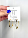 Hart Designs- Twinkle Touch Hoops