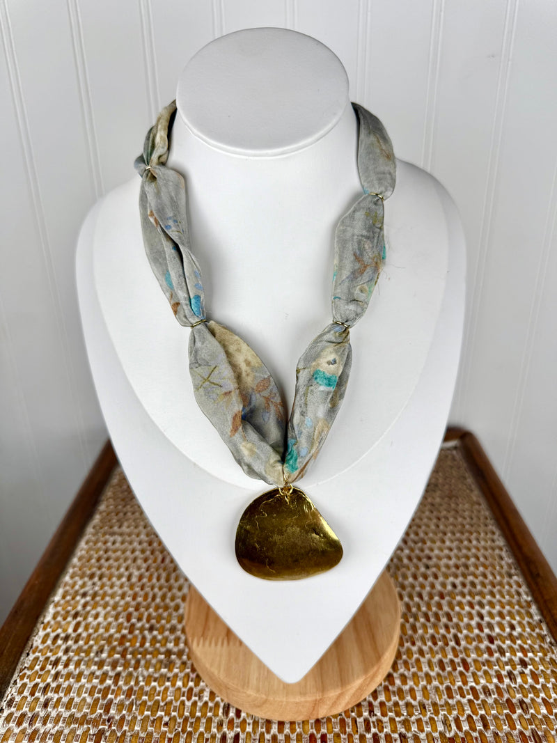 Hart Designs- Faded Moon Scarf Necklace