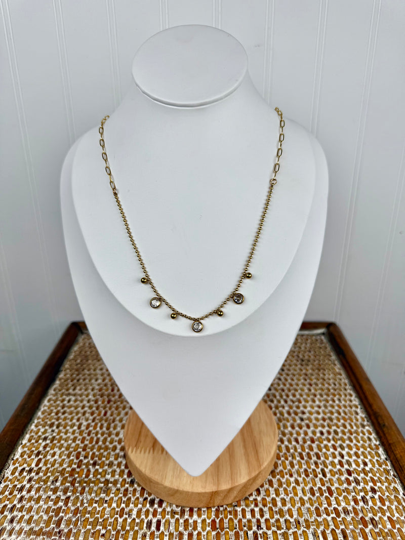 Hart Designs- Beads & Bling Necklace