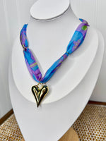 Hart Designs - Lavender Love Scarf Necklace