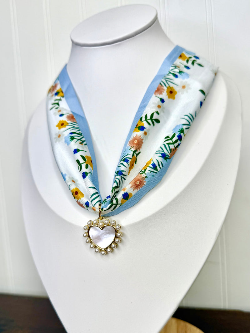 Hart Designs - Wild Flower Scarf Necklace