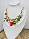 Jewel of May Charm Necklace