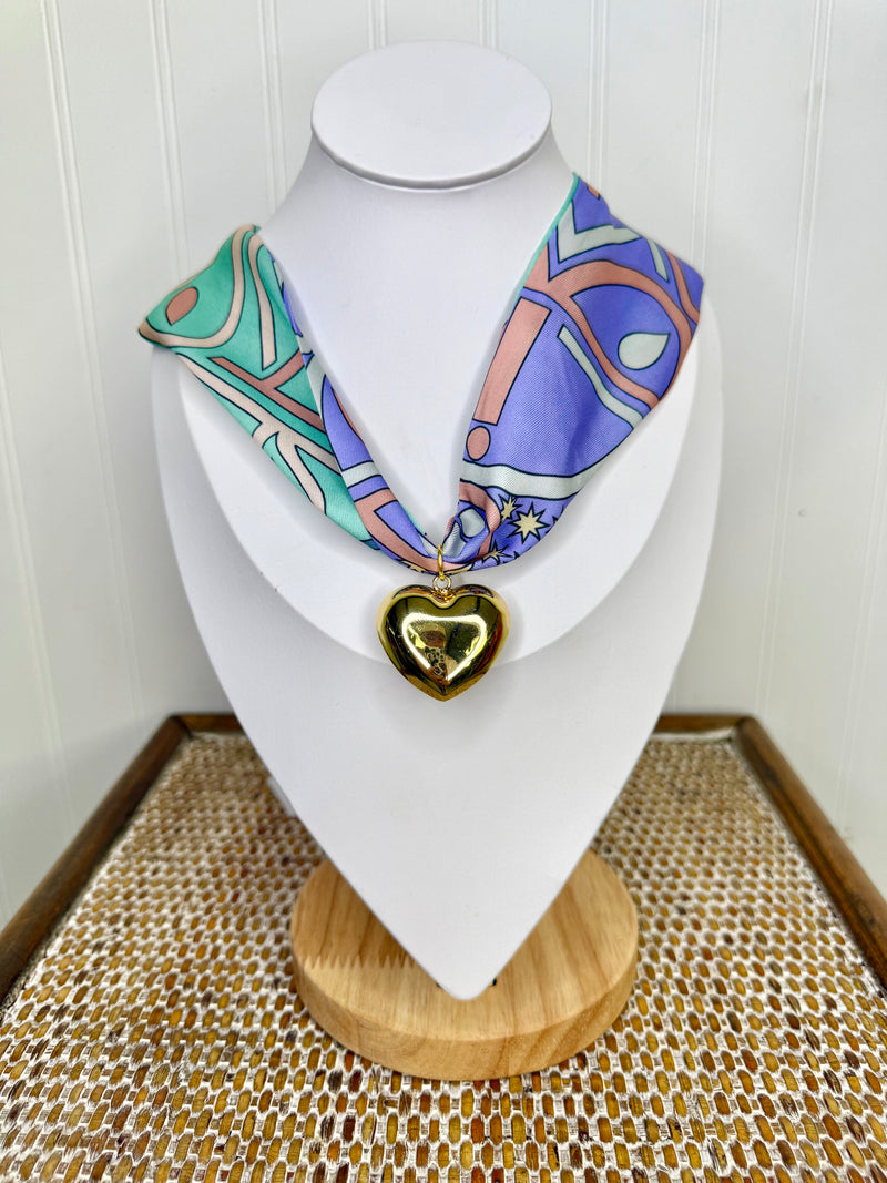 Hart Designs- Abstract Love Scarf Necklace