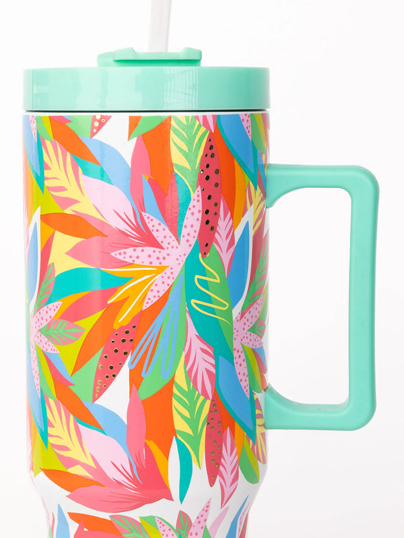 Mary Square- Stainless To-Go Tumbler | Get Tropical