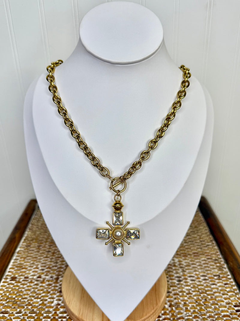 Hart Designs- Treasure Trove Necklace- Clear
