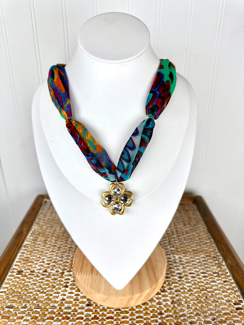 Hart Designs- Mystic Marigold Scarf Necklace