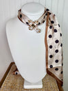 Hart Designs- Sweet & Spotted Scarf Necklace