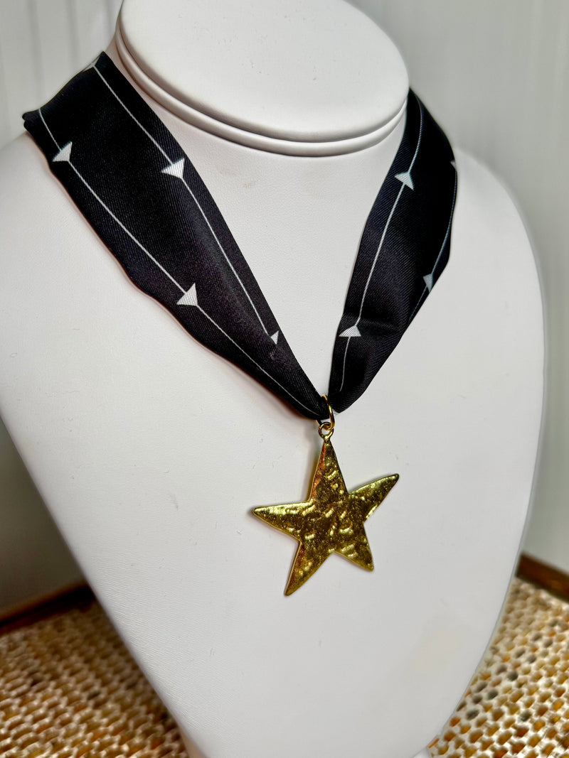 Hart Designs- Shooting Stars Scarf Necklace