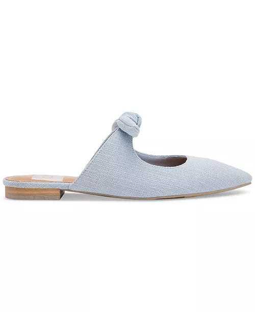 Christian Blue Bow Flats