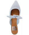 Christian Blue Bow Flats