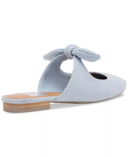 Christian Blue Bow Flats