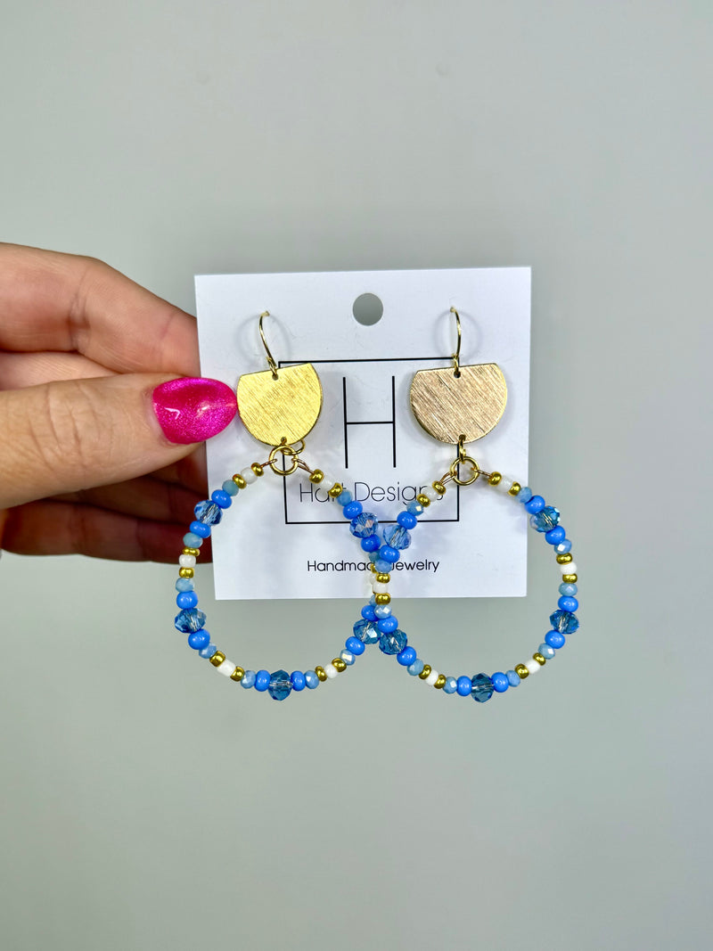 Hart Designs- Beaded Beauty Earrings