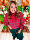 Merry Moments Button Down Top