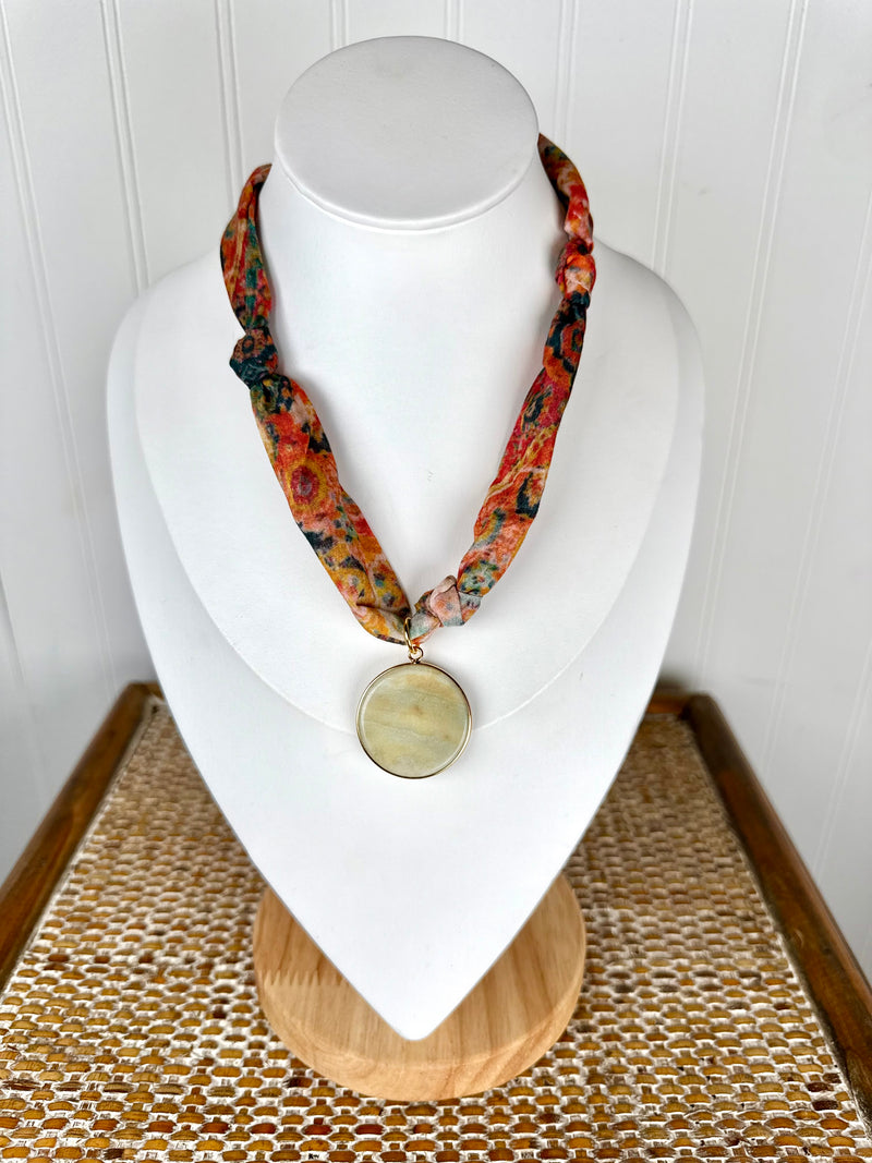 Hart Designs- Rustic Romance Scarf Necklace