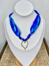 Hart Designs - Electric Summer Scarf Necklace