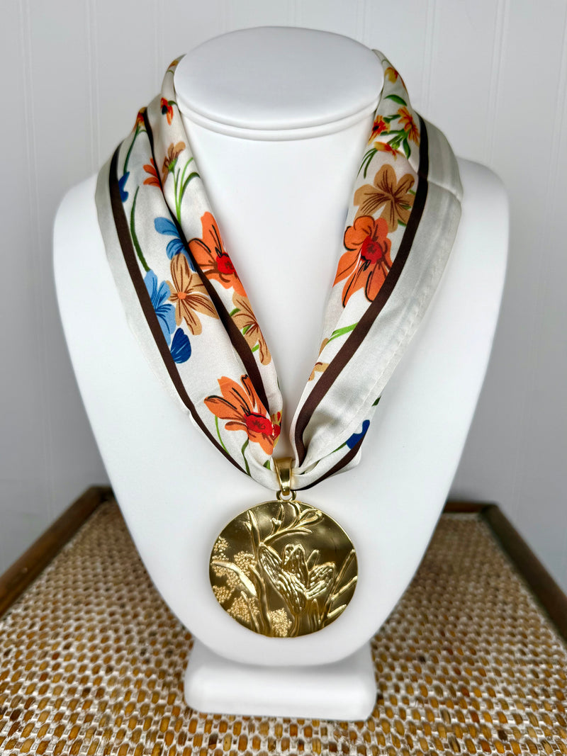 Hart Designs- Frolic Into Fall Scarf Necklace