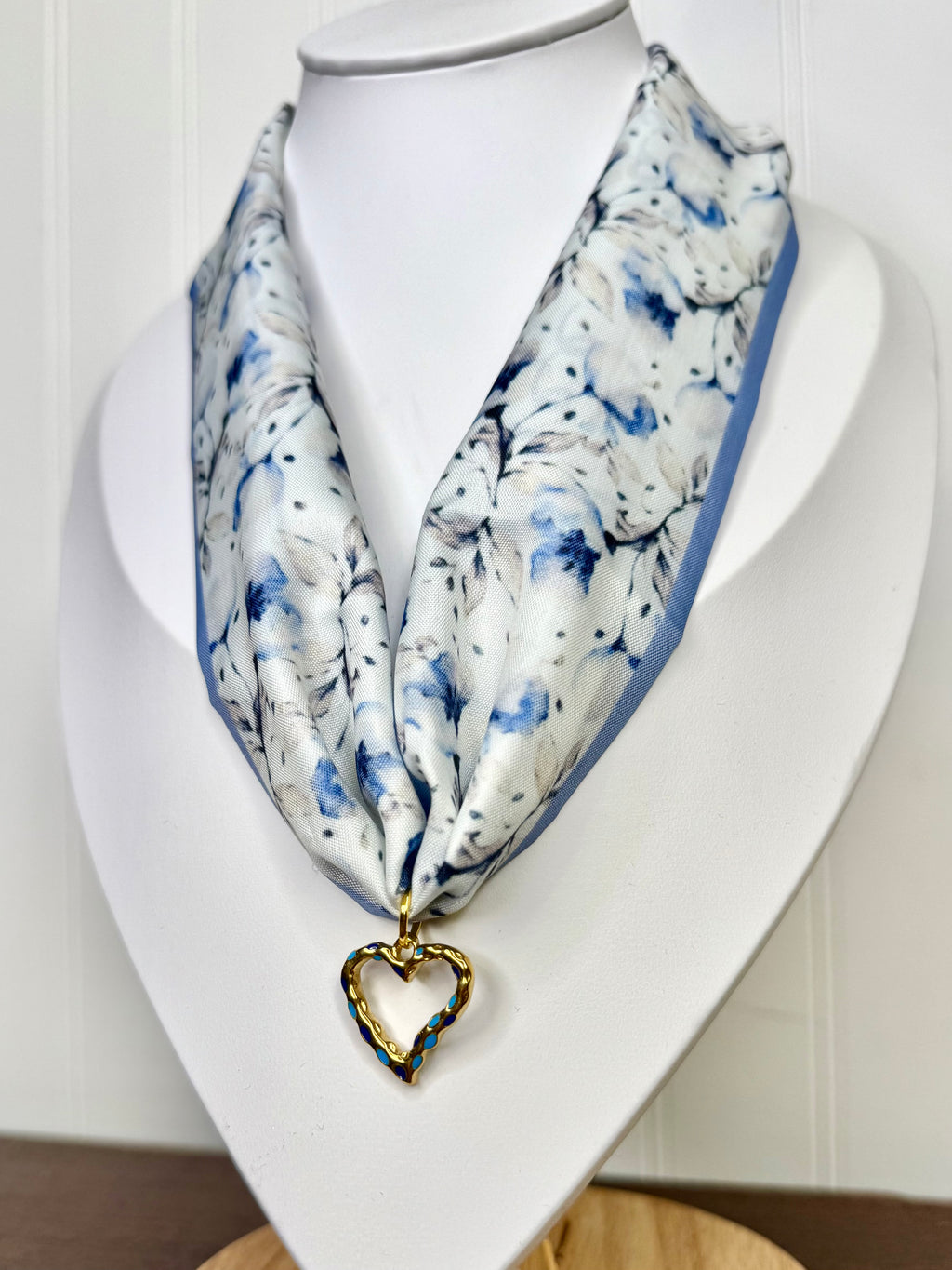 Hart Designs - Blue Me Away Scarf Necklace