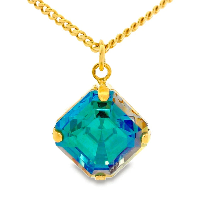 TOVA: Nikki Necklace- Aqua Verde