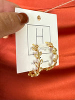 Hart Designs- Golden Vine Earrings