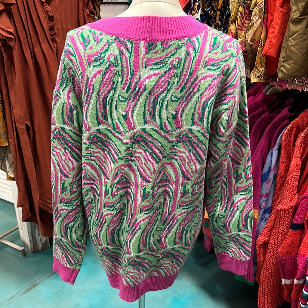 Watermelon Crawl Cardigan