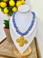 Hidden Truth- Santorini Skies Necklace