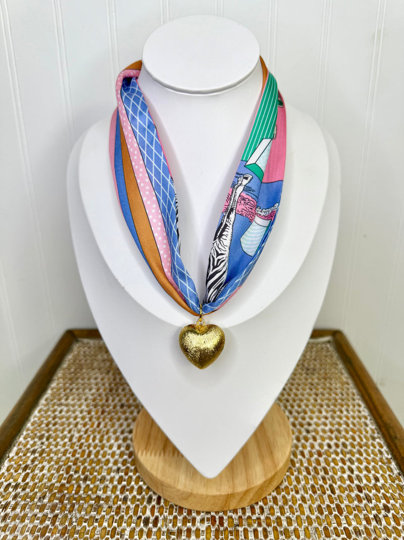 Hart Designs- Pop Art Scarf Necklace