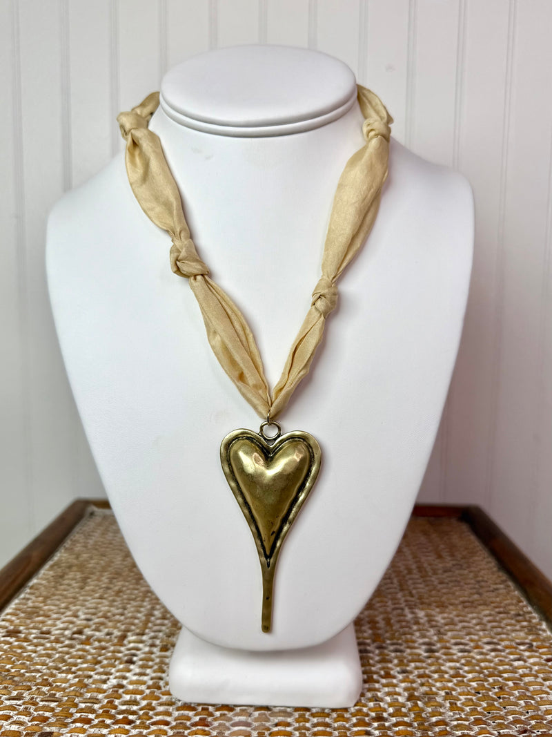 Hart Designs- Oh My Heart Scarf Necklace