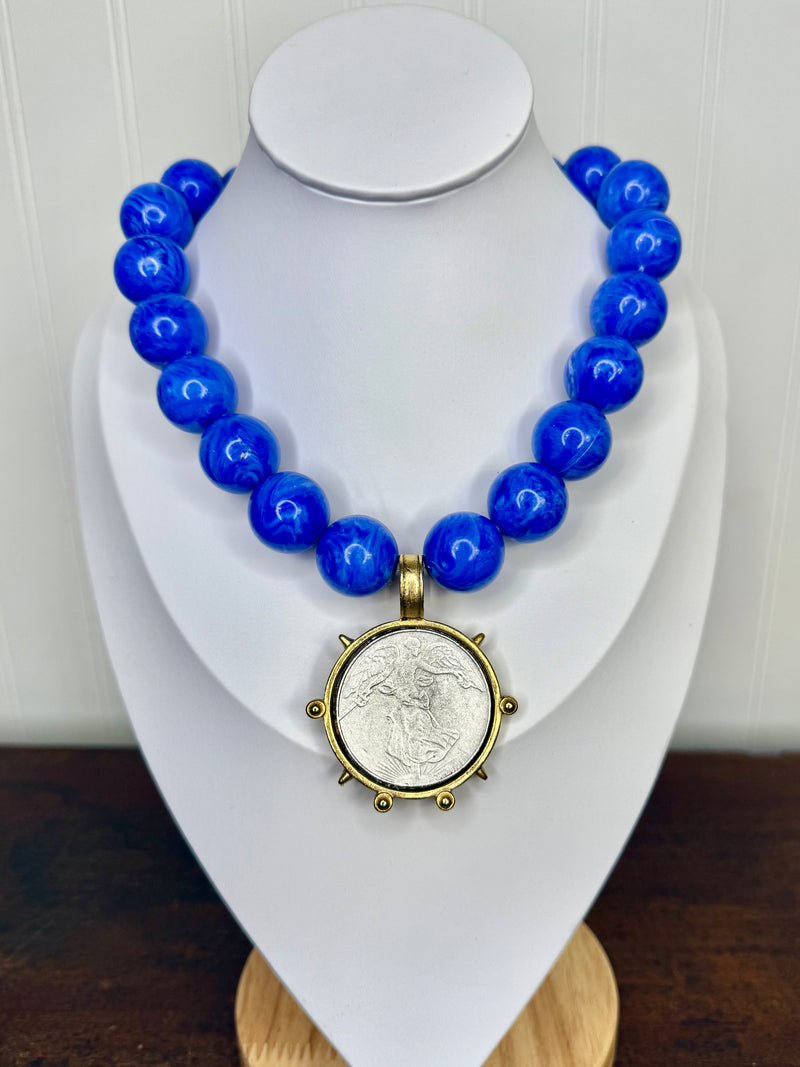 Yochi - Summer Blues Necklace