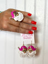 Pink Party Santa Ring