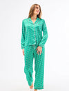 Mary Square- Charlotte Satin Pajamas- In A Bow