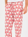 Mary Square- Men's PJ Pants- Santa Baby Red