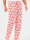 Mary Square- Men's PJ Pants- Santa Baby Red
