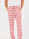 Mary Square- Men's PJ Pants- Santa Baby Red