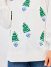 Mary Square- Lakelyn Sweatshirt- Blue Trees