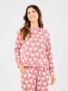 Mary Square- Annie Pajamas- Santa Baby Red