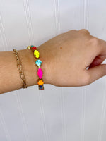 Tova- Cameron Bracelet- Candy Crush Neon