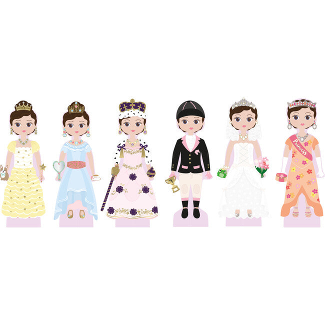 Wooden Magnetic Dress Up - Charlotte