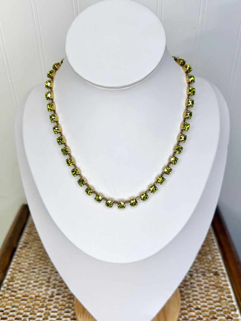 Tova- Sarina Necklace- Citrus Lime