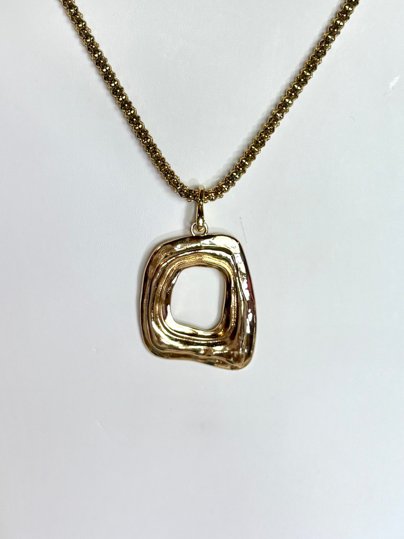 Golden Glow Necklace Charm