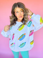 Queen of Sparkles Hotdog Sweatshirt