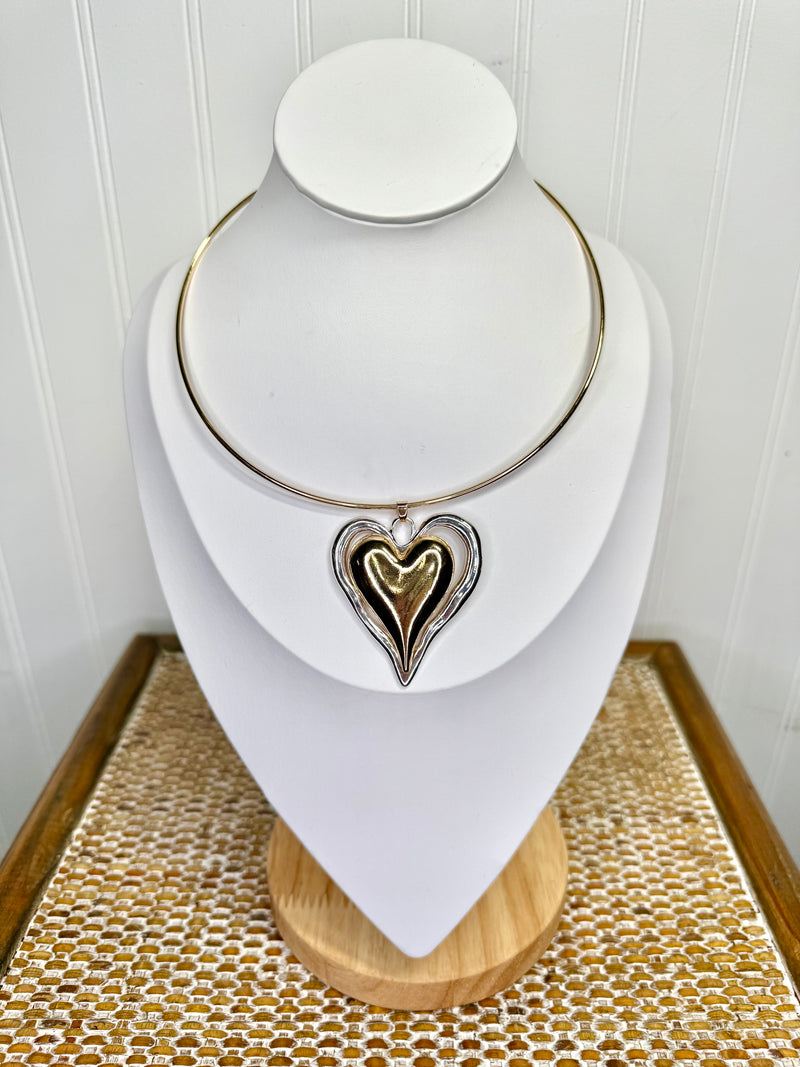 Hart Designs- Eclipse Of The Heart Necklace