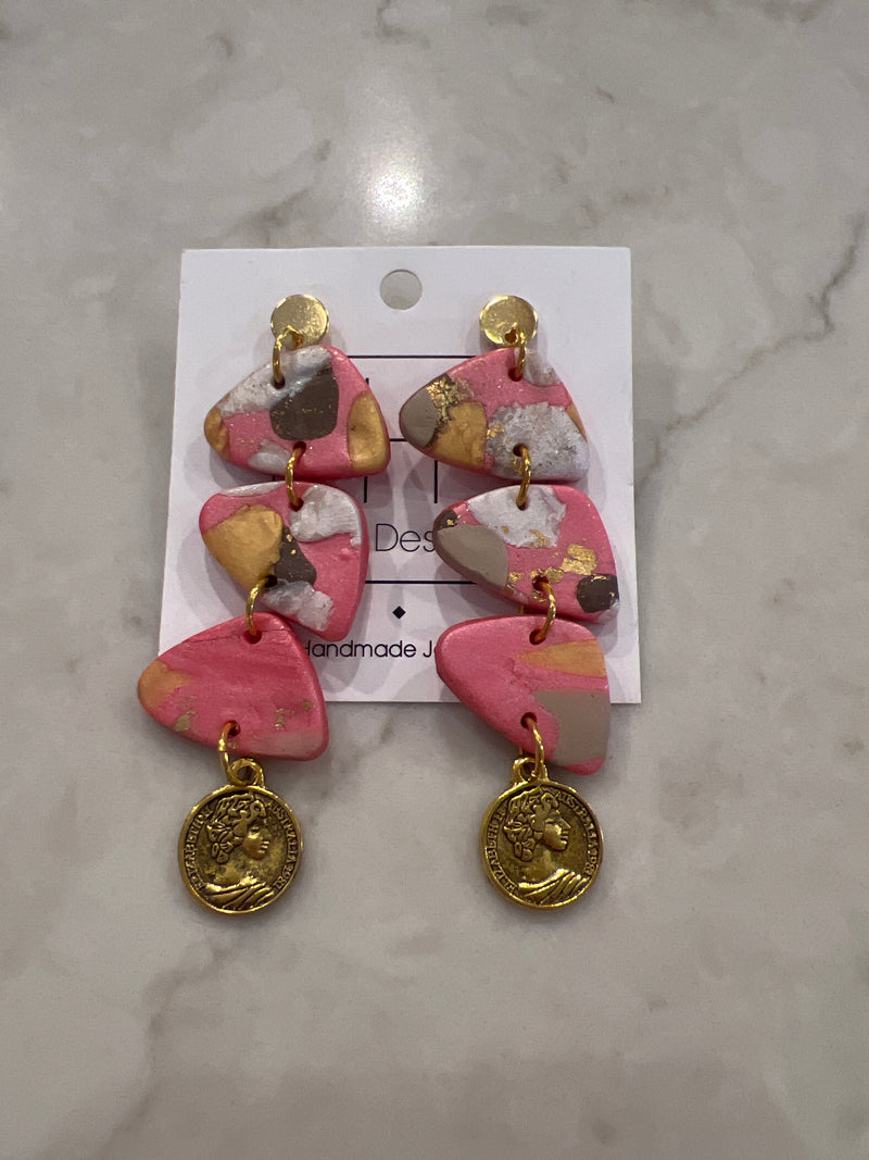 Hart Designs- Peach Haven Earrings