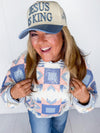 Jesus Is King Denim Hat