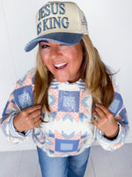 Jesus Is King Denim Hat